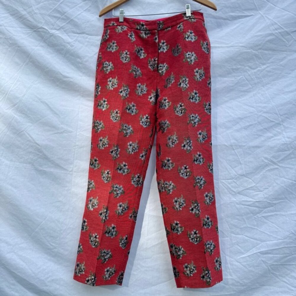 House of Harlow 1960 x Revolve Red Satin Solange Pants - Picture 2 of 5